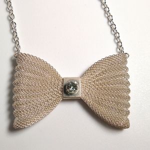 NYC Boutique Chain Bow Necklace